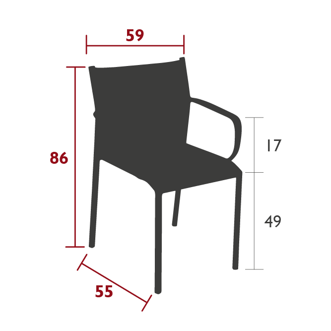 Cadiz fabric armchair (OTF) - outdoor furniture - Fermob
