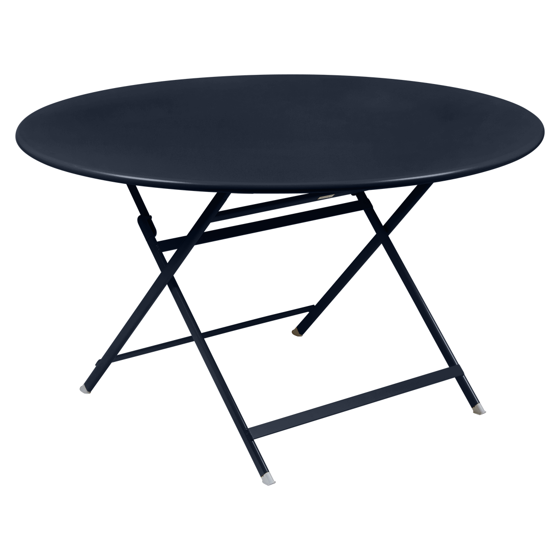 Base de table pliante en métal de couleur noire ou grise, forme ..